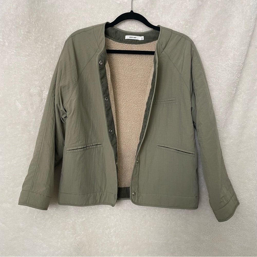 Mod Ref Nylon Jacket w/ Shearling Inner - Picture 2 of 7